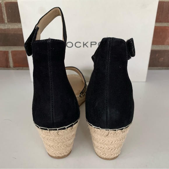 Rockport Womens Marah Ankle Strap wedge espadrille sandals US 9.5 W wide width - Picture 6 of 11